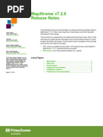 Mapxtreme V7.2.0 Release Notes: List of Topics