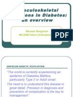Musculoskeletal Infections in Diabetes Mellitus