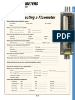 Flowmeter Selection Form