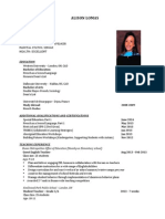 Alison Lomas Esl Resume 2