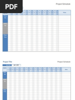 Project Schedule