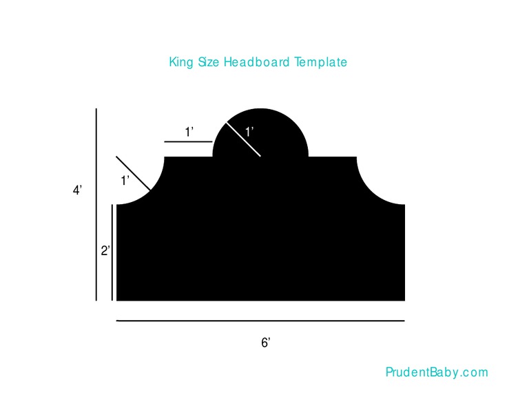 King Size Headboard Template