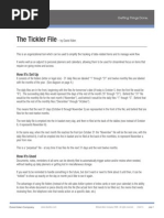 The Tickler File