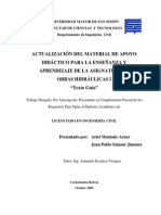 guias para obras hidraulicasto Guía Para El Curso de Obras Hidráulicas