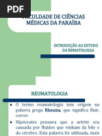 1ª Aula de Reumatologia