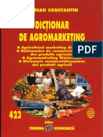Dictionar de Agromarketing - Autor: Marian Constantin