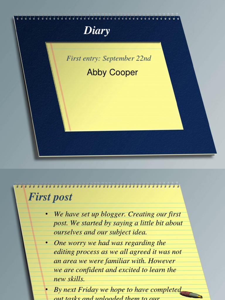 Diary Entry | PDF