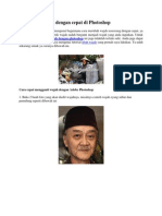 Cara Ganti Wajah Dengan Cepat Di Photoshop