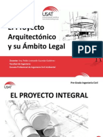 El Proyecto Arquitectónico y El Ámbito Legal