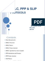 HDLC, PPP & Slip P: Rotocols