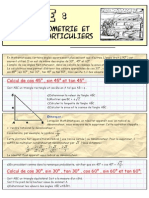 Trigonometrie Et Angles Particuliers