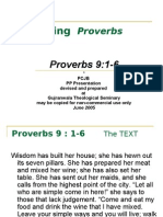 EP17. Exegeting Proverbs 9 Vv 1-6 WEB V