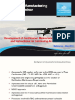 Development of Certification Maintenance Requirements