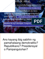 Ang Sistemang Pampahalaan NG Bansa - Pps