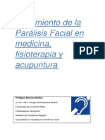 Tratamiento de La Parálisis Facial en Medicina Fisioterapia y Acupuntura