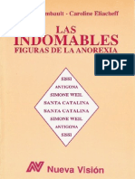 Raimbault, Ginette y Eliacheff, Caroline - Las Indomables Figuras de La Anorexia Ed - Nueva Vision