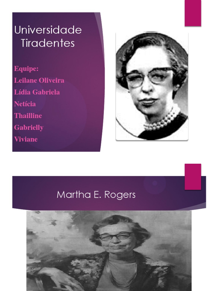 Martha Rogers (1) Enfermagem Homo Sapiens