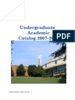 Undergraduate Academic Catalog 07-08