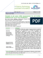 Potential of Soil Sensor EM38 Measurements for Soil Fertility Mapping in the Terrace Soil of Bangladesh