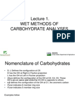 Ch 1 Wet Methods of Carbohydrate Analyses