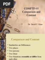 Download COMFTF-05 PPTcomparison and Contrast by David F Maas SN24774399 doc pdf