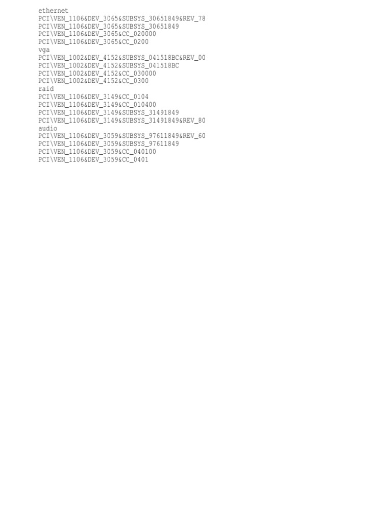 PCI Device Drivers for Windows XP | PDF | Business | Technology ...