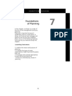 Foundations of Planning: Goals, Strategies and Issues
