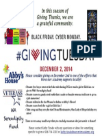 Giving Tuesday 2014 Flyer