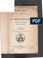 La Participation dans la philosophie de S. Thomas d'Aquin - Introduction