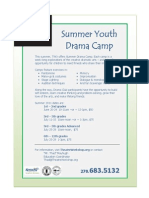 Summer Youth Drama Camp: 1st - 2nd Grades