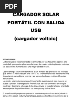 Cargador Solar