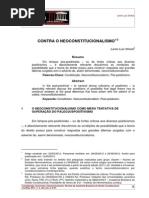 Contra o Neoconstitucionalismo