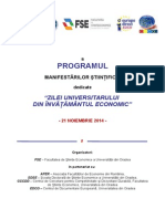 Program Ziua Economistului 2014 Final