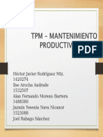 TPM Mantenimiento Productivo Total