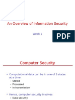 An Overview of Information Security
