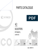 Kymco Super 8 - 50cc 2-Stroke - Parts Catalog (2009)