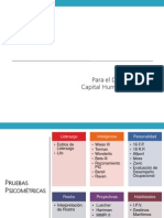 Catálogo de Pruebas Psicométricas