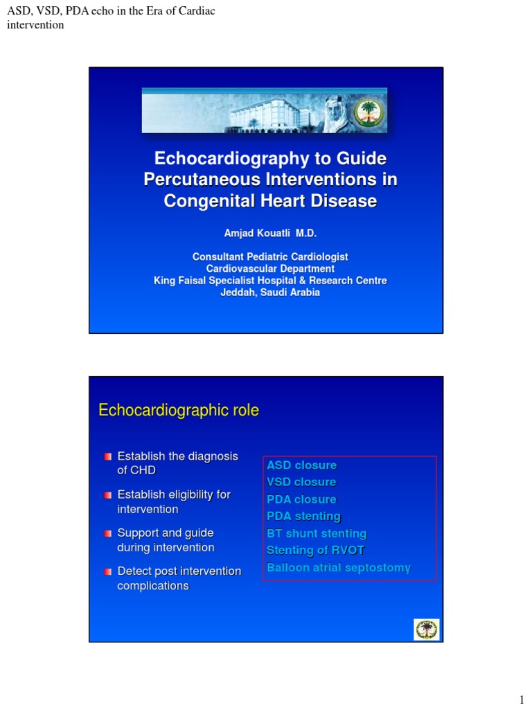 Echocardiography in Congenital Heart Interventions | PDF