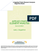 Applied Finite Element Analysis Segerlind