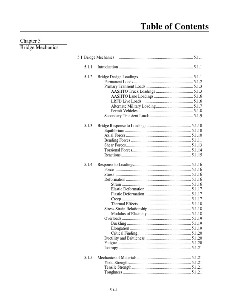 Bridge Mechanics 5 Pdf Bending Deformation Engineering