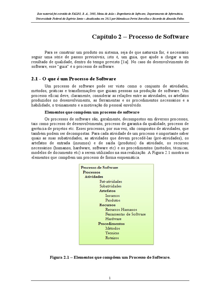 Processo de Software | PDF