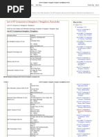 Download List of IT Companies in Bangalore _ Bengaluru Karnataka_Top 10 2014 by Edward RD SN247777992 doc pdf