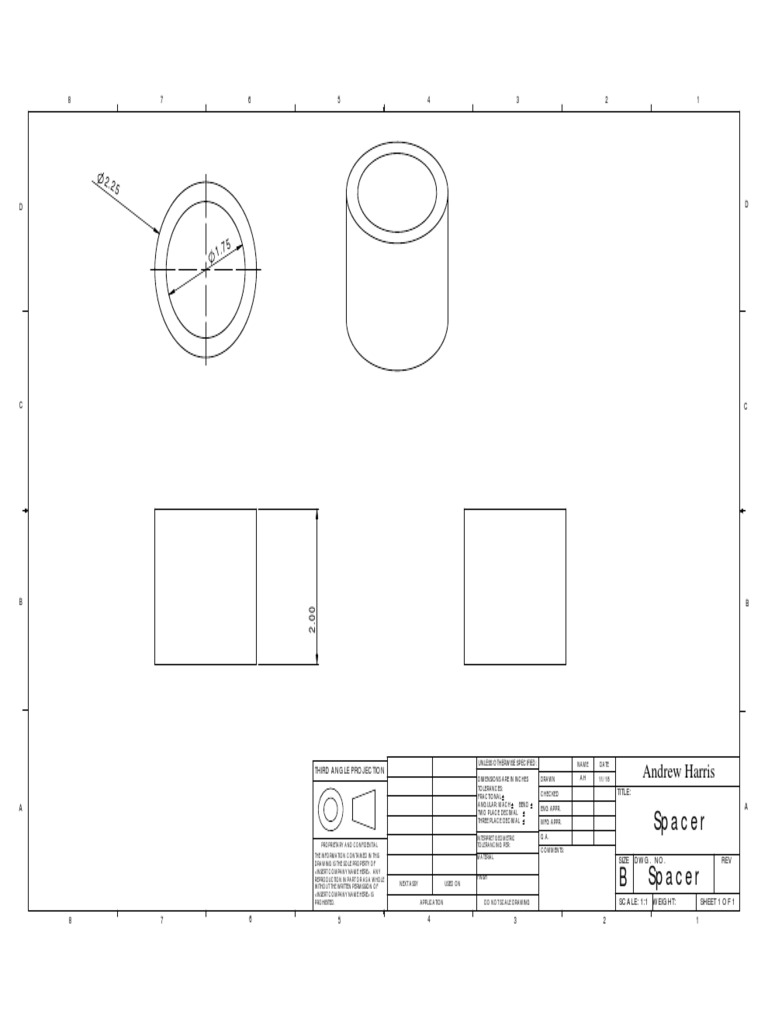 Spacer - Sheet1 | PDF