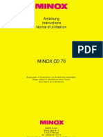 Minox CD 70: Anleitung Instructions Notice D'utilisation
