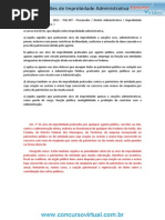 Questões de Improbidade Administrativa