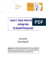 Lecture 2. Output, Interest Rates and Exchange Rates: The Mundell Fleming Model