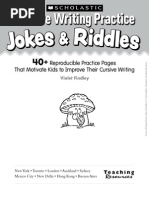 Download Cursive Writing Practice Jokes  Riddles by htopg SN247795152 doc pdf