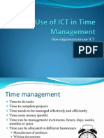 Use of ICT in Time Management