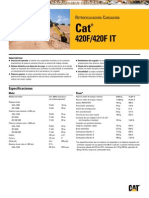 Catalogo Retroexcavadora 420f It Caterpillar