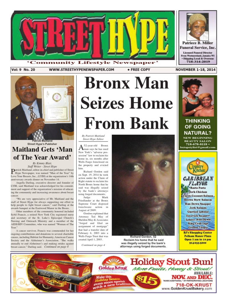 Street Hype Newspaper November 118, 2014 PDF Service
